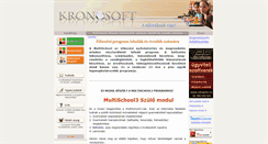 Desktop Screenshot of kronosoft.hu