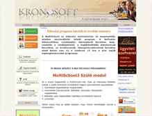Tablet Screenshot of kronosoft.hu